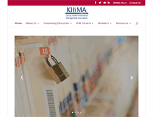 Tablet Screenshot of khima.com